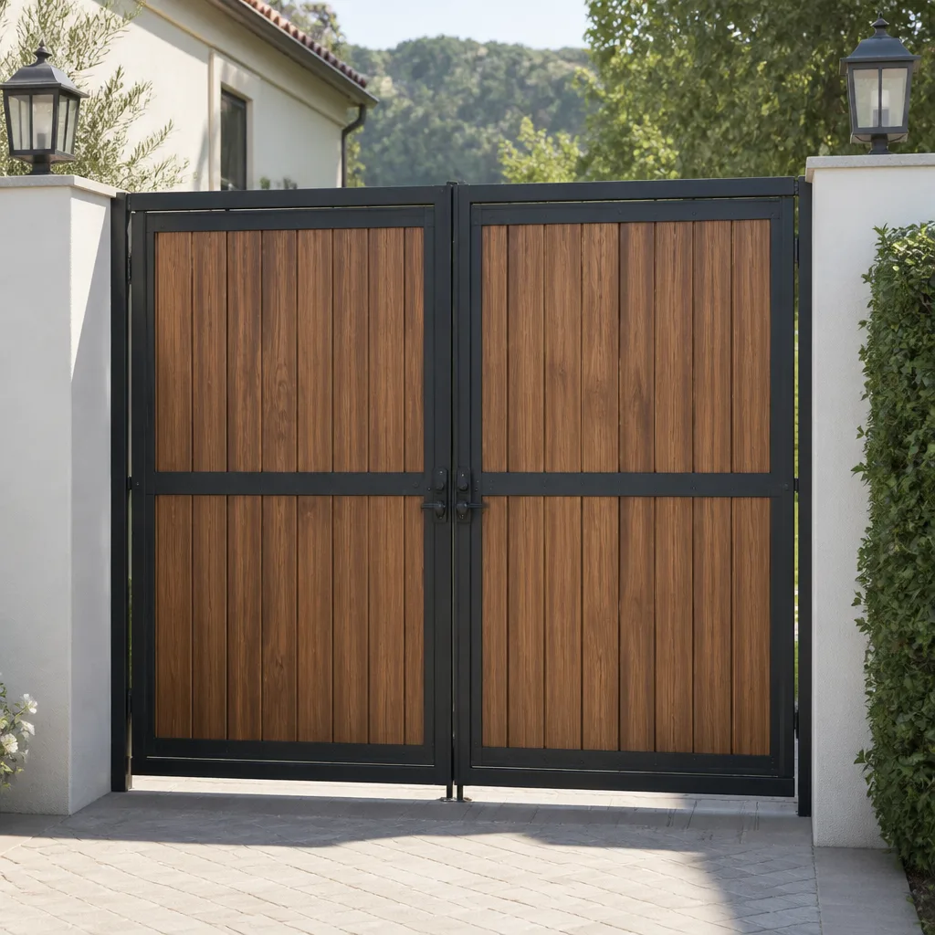 Wood & steel frame